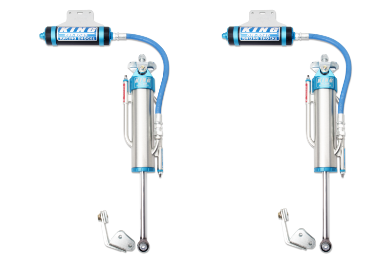 KIN 3.0 Shocks - King Shocks 2005+ Toyota Tacoma (6 Lug) Rear Stage 3 Race Kit 3.0 Dia Remote Res Bypass Shock (Pair)