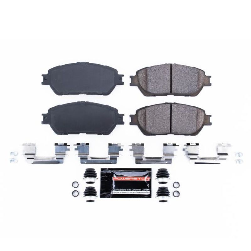 PSB Z23 Evolution Brake Pads - Power Stop 05-07 Toyota Avalon Front Z23 Evolution Sport Brake Pads w/Hardware