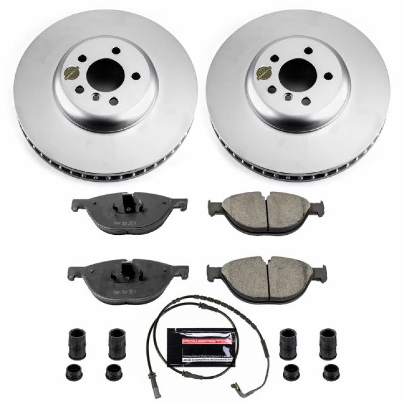 PSB Z23 Evolution Coated Kit - Power Stop 09-10 BMW 750i Front Z23 Evolution Sport Coated Brake Kit