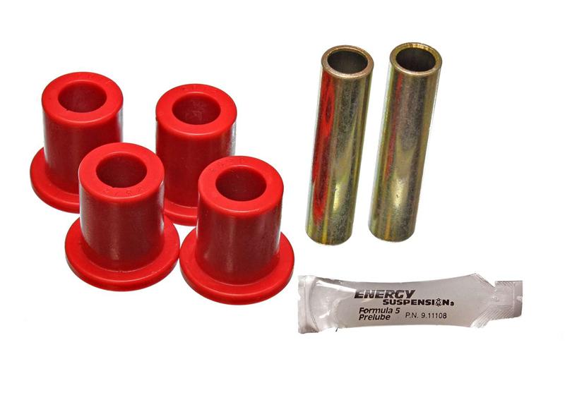 ES Spring/Shackle Bush - Red - Energy Suspension Front Spring Shackle Only - Red
