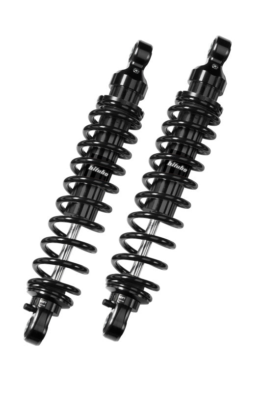 BIT WME0 Twinshocks - Bitubo WME0 Twinshocks Adjustable: Spring Preload, Rebound, Length 306mm, Dark Edition