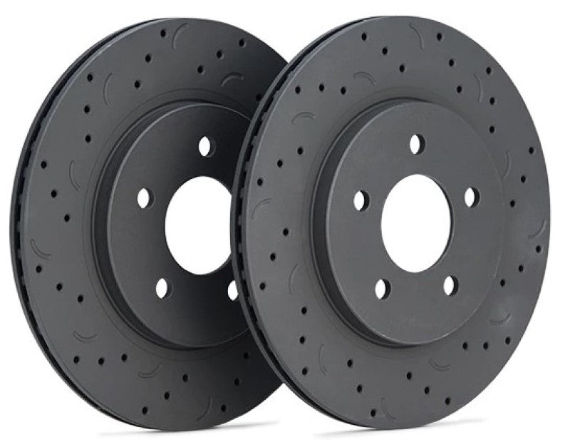 HAWK Talon Rotors - Hawk Talon 18-20 Jeep Wrangler Drilled And Slotted Front Brake Rotor Set