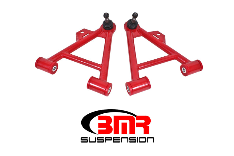 BMR Control Arms - BMR 79-93 Fox Mustang Lower Non-Adj. A-Arms (Coilover Only) w/ Tall Ball Joint (Poly) - Red