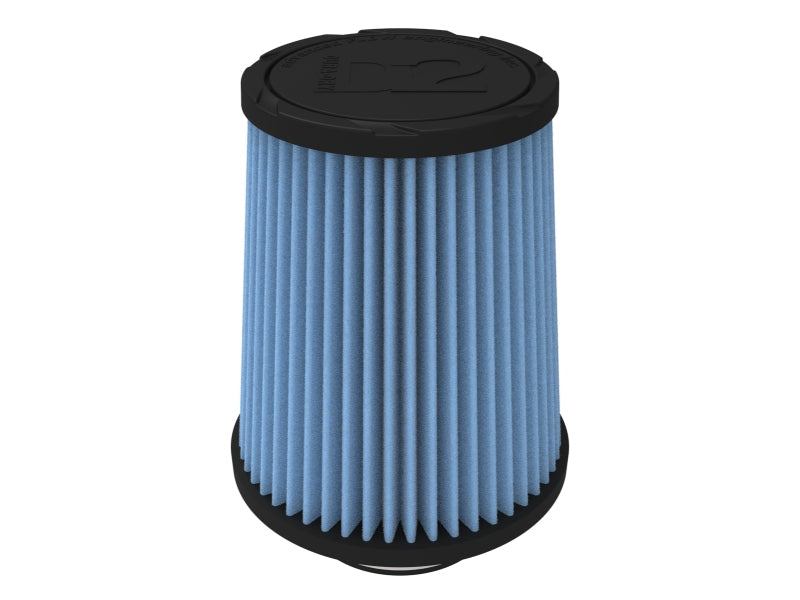 AFE Universal D2 Dura Dry Air Filter - aFe POWER Universal Clamp-On Air Filter w/ D2 Dura-Dry Media - 3in F x 6in B x 4-3/4in T x 7in H