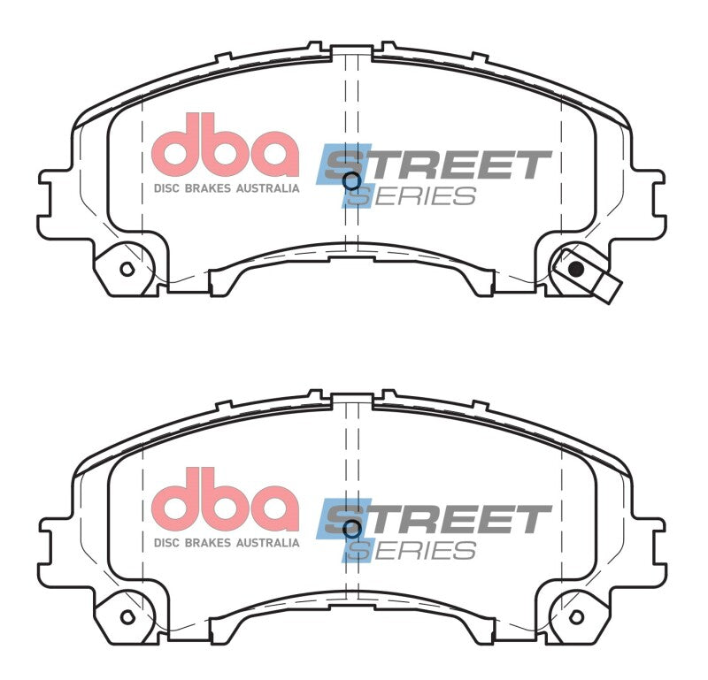 DBA Street Series Brake Pads - DBA 14-22 Infiniti Q50 (Base/Premium/Hybrid) Front Street Series Brake Pads