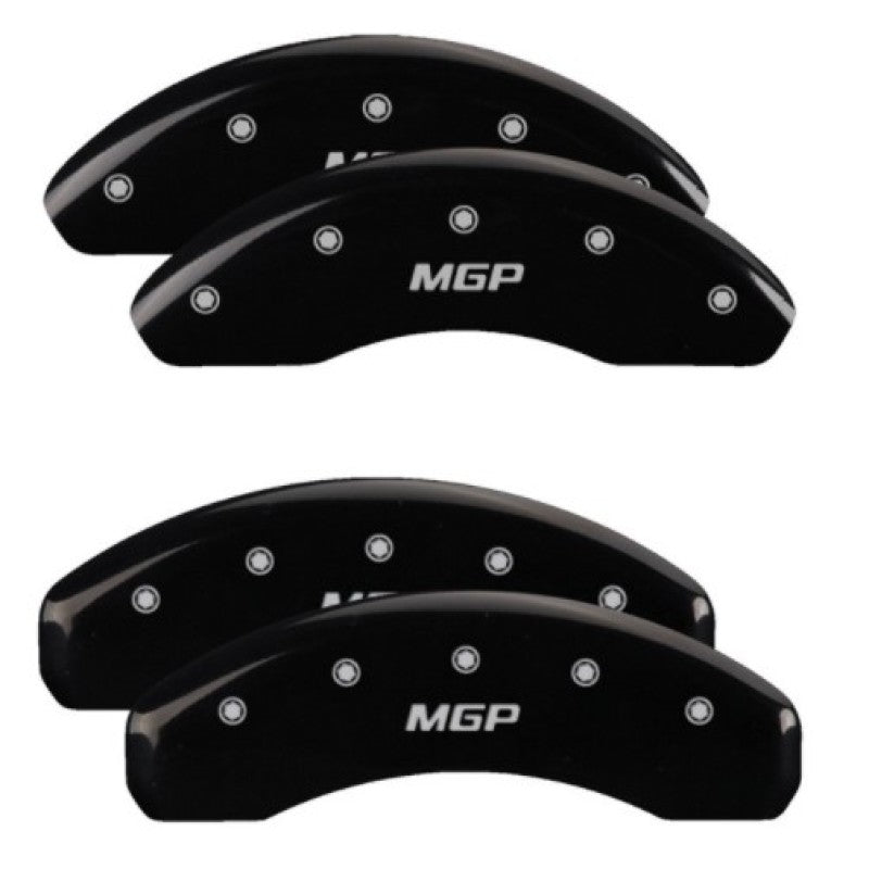 MGP Caliper Covers 4 Standard - MGP 4 Caliper Covers Engraved Front & Rear MGP Black Finish Silver Char 2019 Toyota CH-R