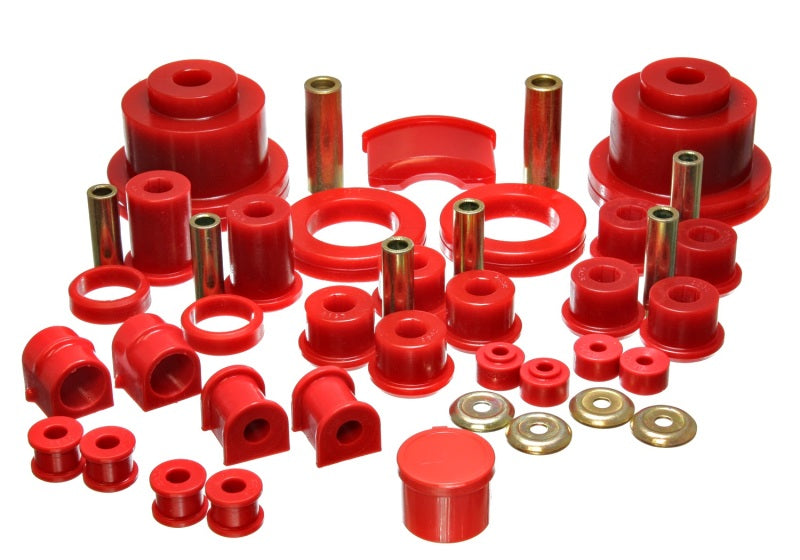 ES Hyper-Flex Sets - Red - Energy Suspension 04 Pontiac GTO Red Hyper-flex Master Bushing Set