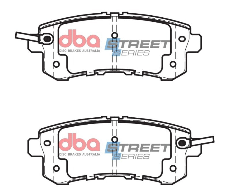 DBA Street Series Brake Pads - DBA 11-13 Infiniti QX56 Rear Street Series Brake Pads