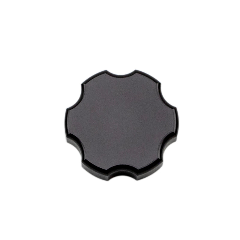 WCF Master Cylinder Cover - Wehrli 98-23 Dodge Ram 5.9L/6.7L Cummins Billet Aluminum Brake Master Cylinder Cap - Black Anodized