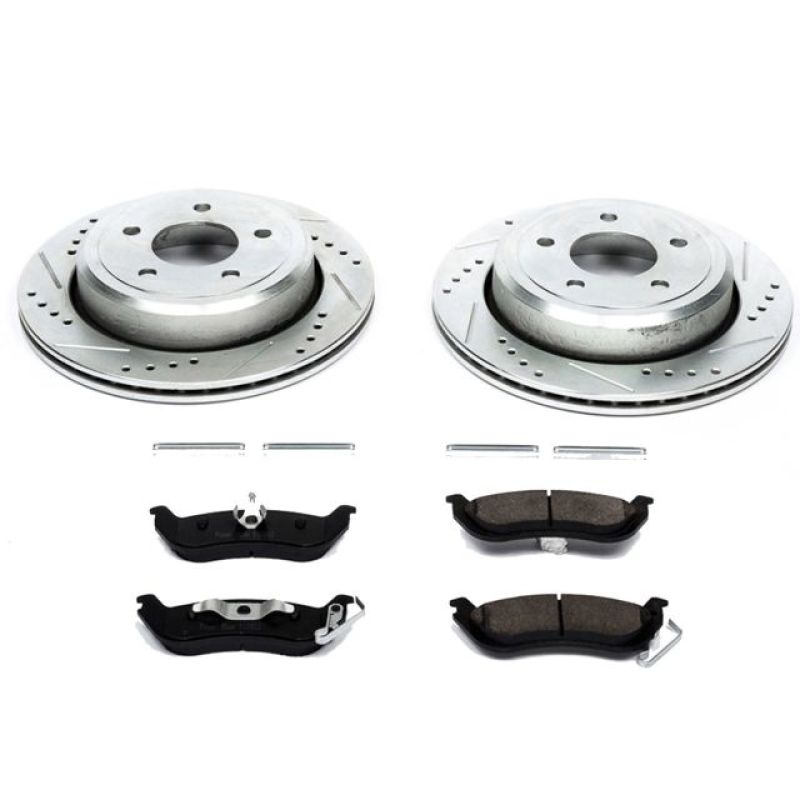 PSB Z23 Evolution Kit - Power Stop 03-11 Ford Crown Victoria Rear Z23 Evolution Sport Brake Kit