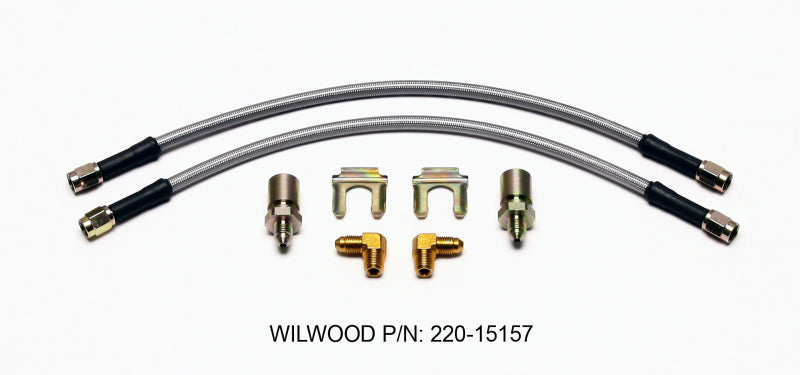 WIL Flexline Brake Hose - Wilwood Flexline Kit Front MG-TD 50-53