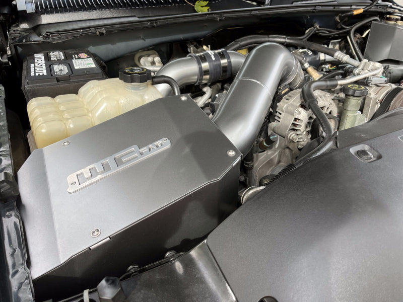 WCF Intake Kit - Wehrli 01-04 Chevrolet Duramax LB7 4in Intake Kit - Fine Texture Black