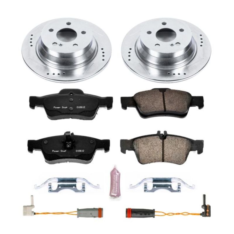 PSB Z23 Evolution Kit - Power Stop 2006 Mercedes-Benz E350 Rear Z23 Evolution Sport Brake Kit