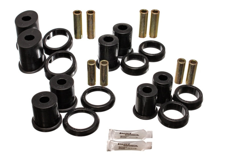 ES Cntrl Arm Bushings - Black - Energy Suspension Rear Lower Control Arm Bearing W/Thrust Washer - Black