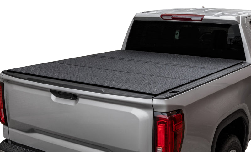 ACC LOMAX Tri-Fold Cover - Access 99-13 GM 1500 / 01-14 GM 2500/3500 6ft 6in Bed LOMAX Tri-Fold Cover - Diamond Plate