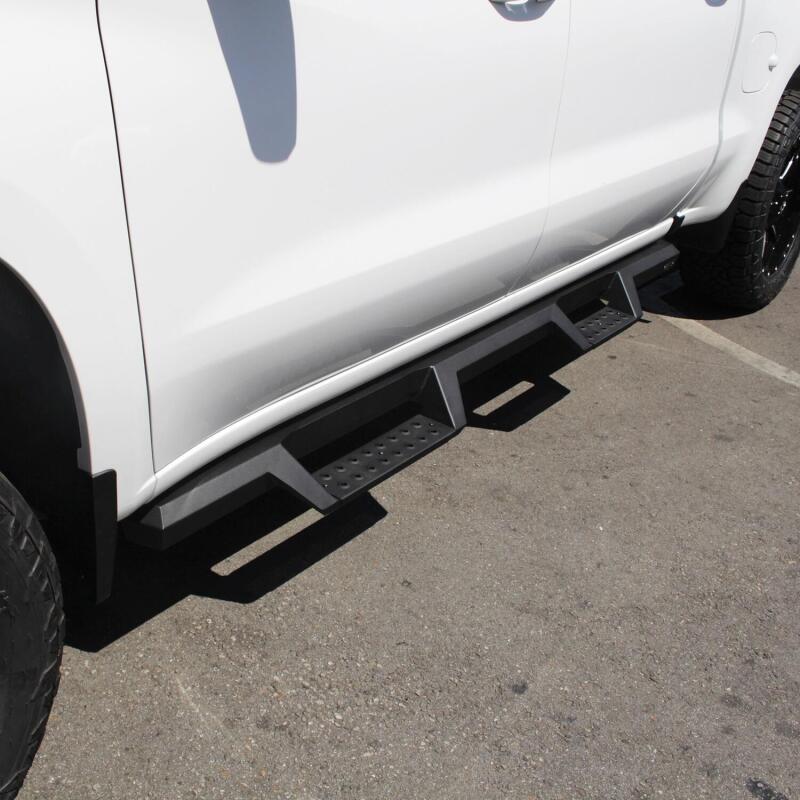 WES Nerf Bars - HDX Drop - Westin 2019 Chevrolet Silverado / GMC Sierra 1500 Crew Cab Drop Nerf Step Bars - Textured Black