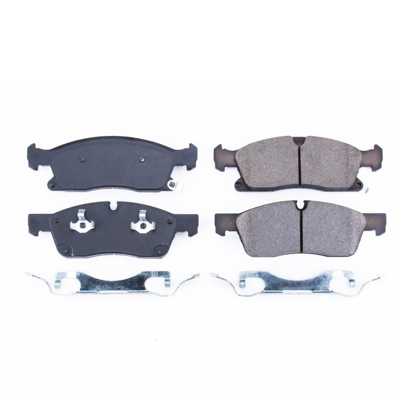 PSB Z17 Evolution Brake Pads - Power Stop 11-16 Dodge Durango Front Z17 Evolution Ceramic Brake Pads w/Hardware