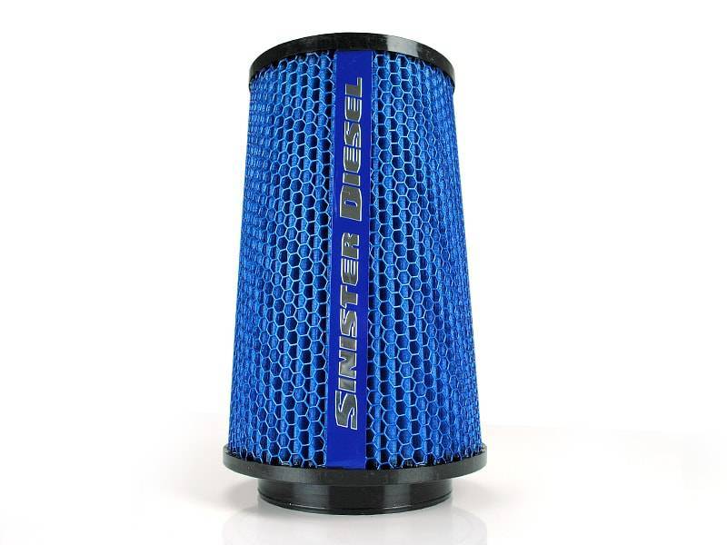 SIN Cold Air Intakes - Sinister Diesel 4in ID 10in Tall Replacement Air Filter
