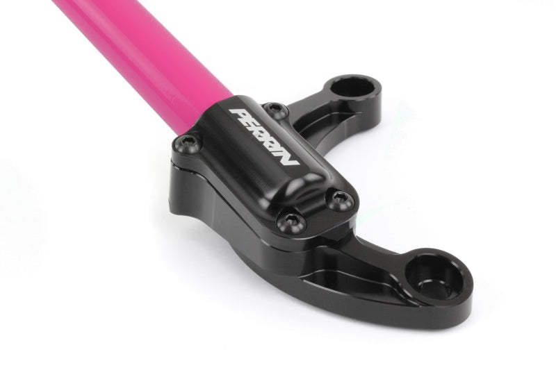 PA Strut Brace - PERRIN 08-14 WRX/STI/Impreza / 14-18 Forester / 13-17 Crosstrek / 05-09 Legacy FR Strut Brace - Pink