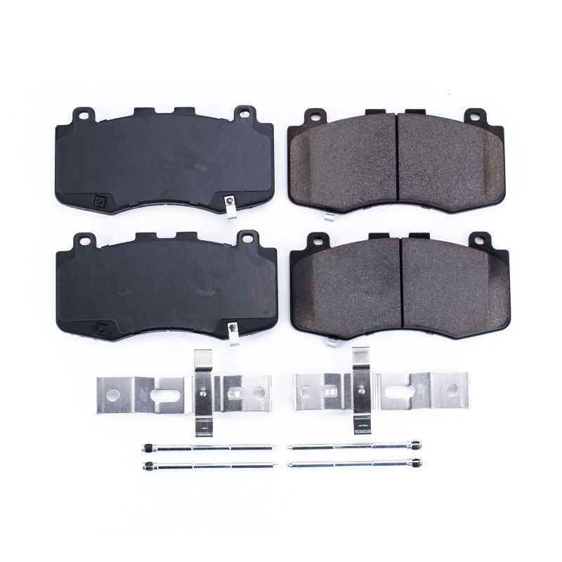 PSB Z17 Evolution Brake Pads - Power Stop 18-19 Jeep Grand Cherokee Front Z17 Evolution Ceramic Brake Pads w/Hardware