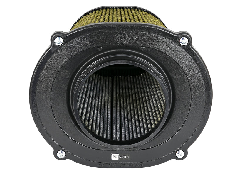 AFE Quantum Intakes - aFe Quantum Pro-Guard 7 Air Filter Inverted Top - 5in Flange x 8in Height - Oiled PG7