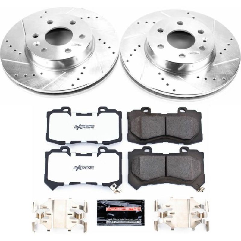 PSB Z36 Truck & Tow Kit - Power Stop 15-18 Chevrolet Colorado Front Z36 Truck & Tow Brake Kit