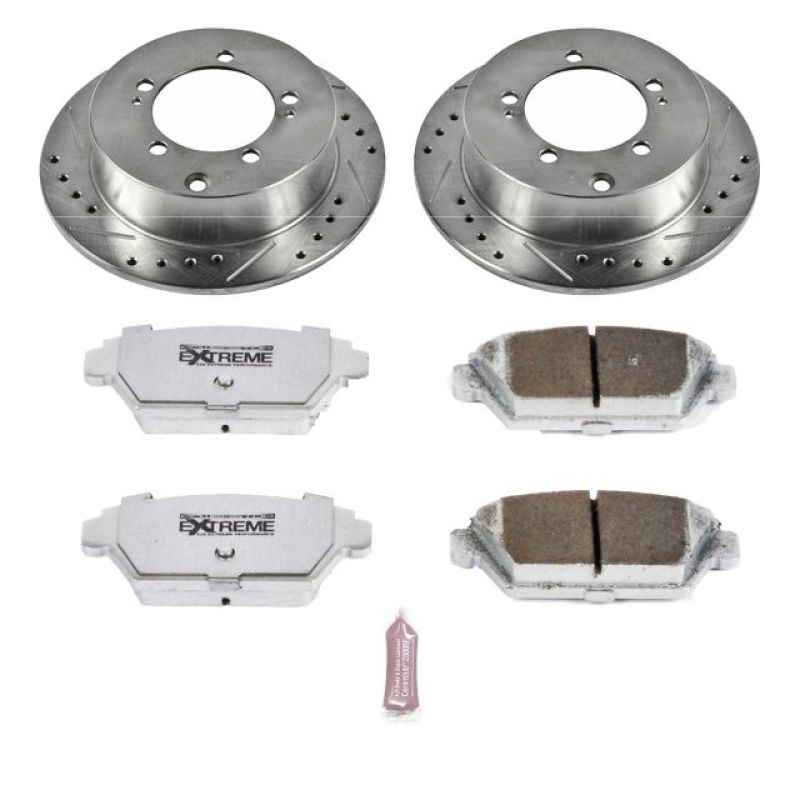 PSB Z26 Street Warrior Kit - Power Stop 90-94 Eagle Talon Rear Z26 Street Warrior Brake Kit