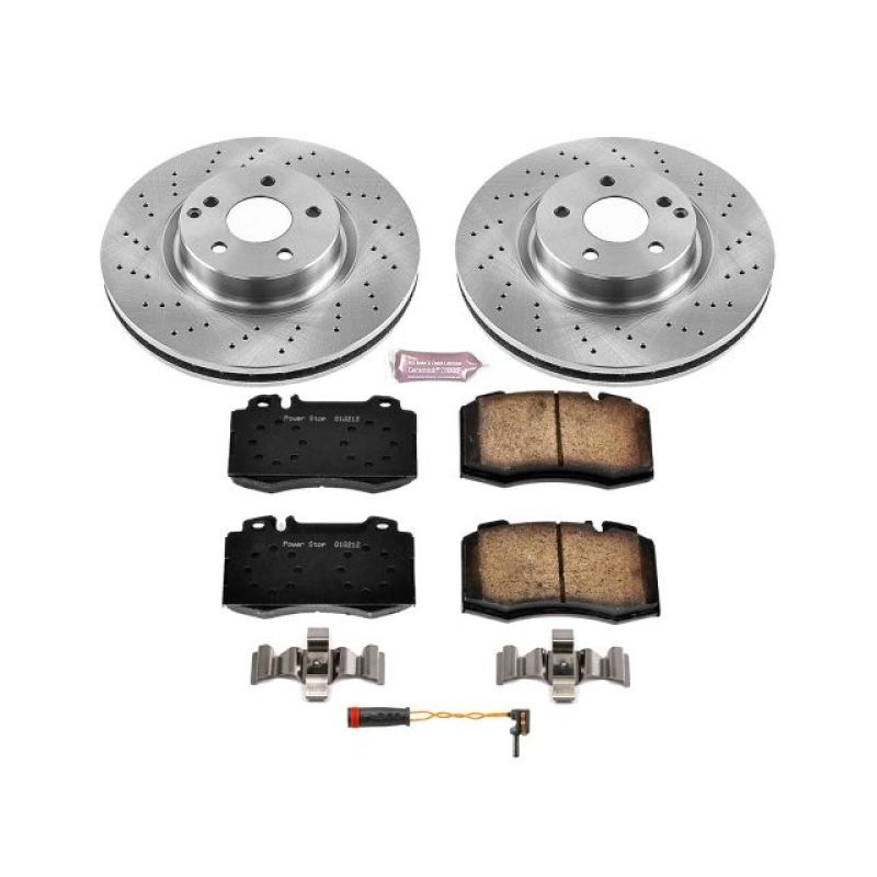 PSB Autospecialty Kit - Power Stop 07-09 Mercedes-Benz E550 Front Autospecialty Brake Kit