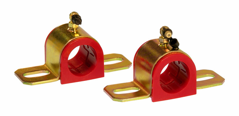 PRO Sway/End Link Bush - Red - Prothane Universal 90 Deg Greasable Sway Bar Bushings - 31MM - Type B Bracket - Red
