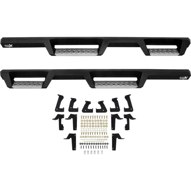 WES Nerf Bars - HDX Drop - Westin/HDX 2018 Jeep Wrangler JL Unlimited Drop Nerf Step Bars - Textured Black
