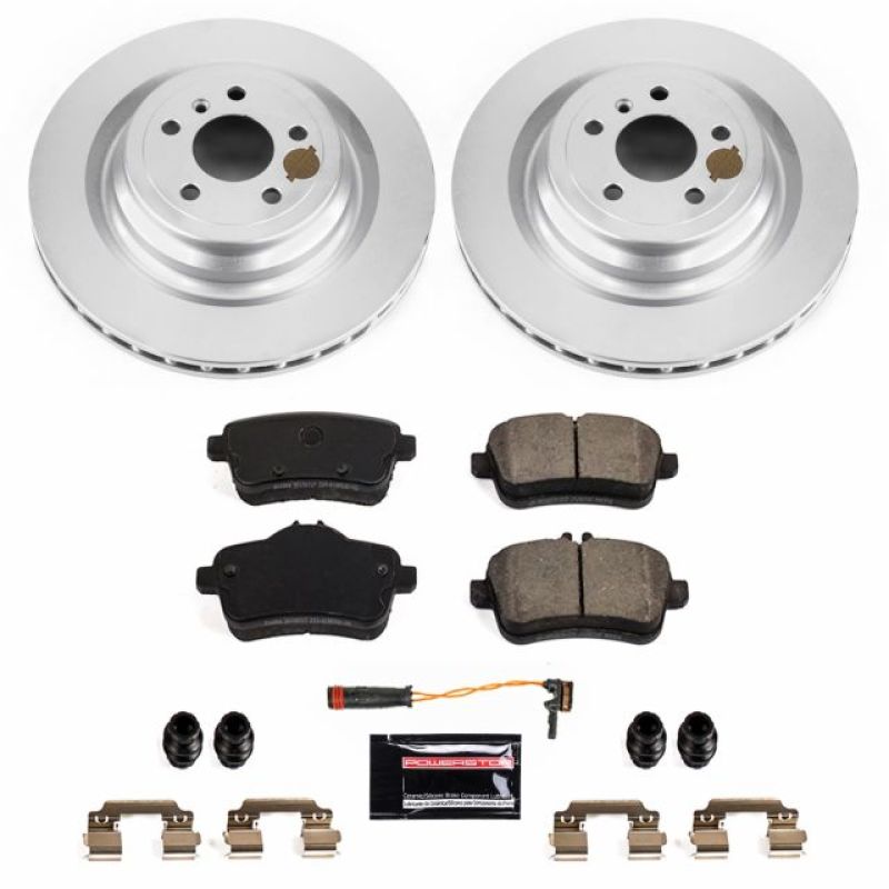 PSB Z23 Evolution Coated Kit - Power Stop 17-18 Mercedes-Benz GLS450 Rear Z23 Evolution Sport Coated Brake Kit