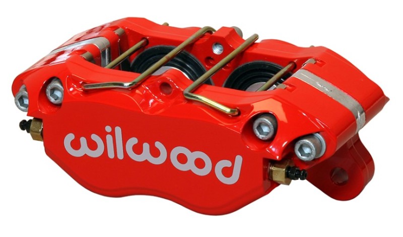 WIL Dynapro Caliper - Wilwood Caliper-Dynapro Dust-Boot 5.25in Mount - Red 1.75in Pistons 1.00in Disc