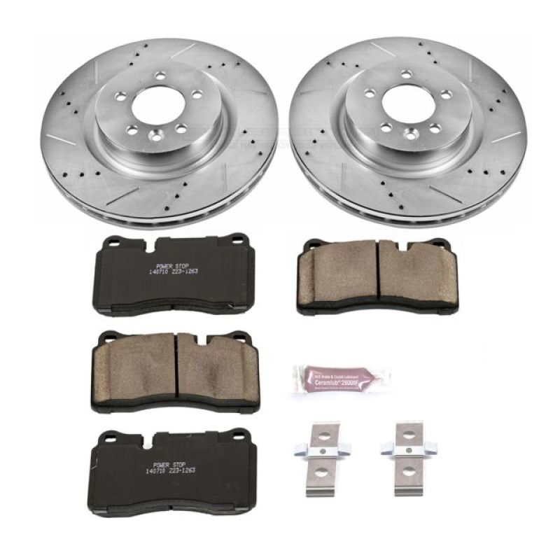PSB Z23 Evolution Kit - Power Stop 06-09 Land Rover Range Rover Sport Front Z23 Evolution Sport Brake Kit