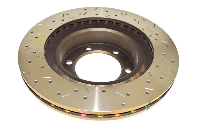 DBA 4000 Slot&Drill Rotors - DBA Toyota Cruiser Front Drilled & Slotted 4000 Series Rotor