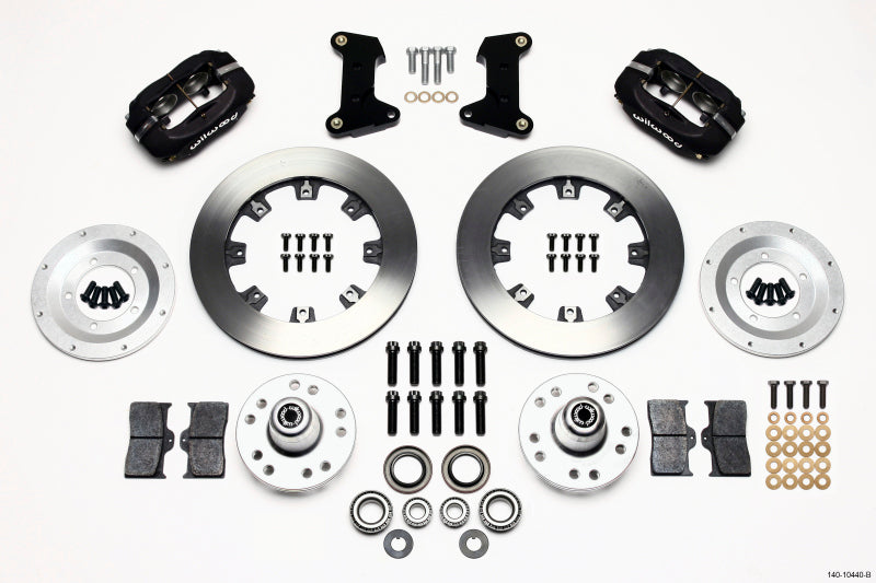 WIL Dynalite Brake Kit - Wilwood Forged Dynalite Front Kit 12.19in 74-80 Pinto/Mustang II Disc Spindle only