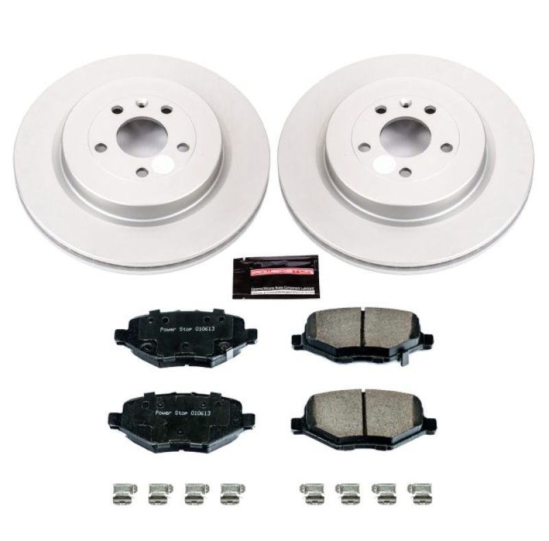 PSB Z17 Evolution Coated Kit - Power Stop 13-19 Ford Explorer Rear Z17 Evolution Geomet Coated Brake Kit