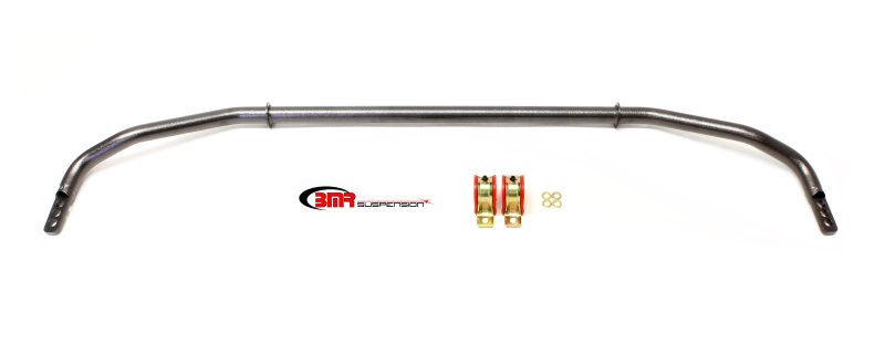 BMR Sway Bar Kits - BMR 12-15 5th Gen Camaro Rear Hollow 32mm Adj. Sway Bar Kit w/ Bushings - Black Hammertone