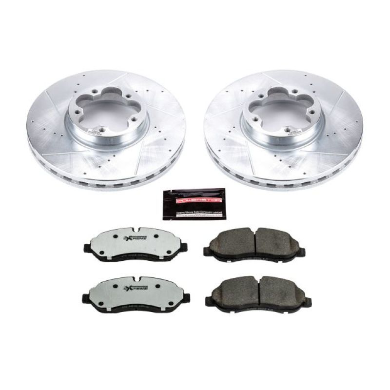 PSB Z36 Truck & Tow Kit - Power Stop 15-18 Ford Transit-350 HD Front Z36 Truck & Tow Brake Kit