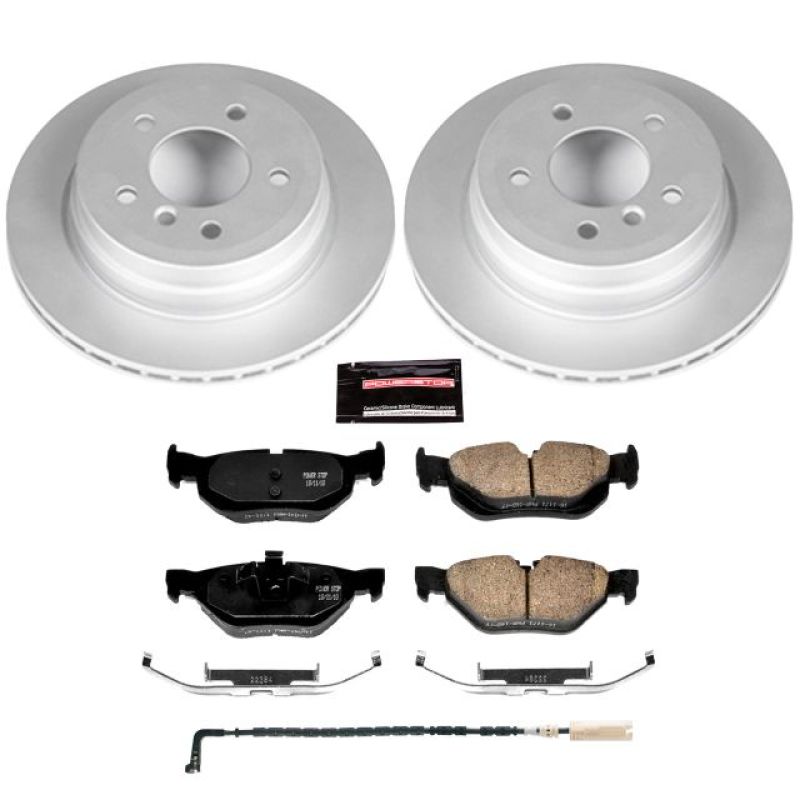 PSB Z23 Evolution Coated Kit - Power Stop 2006 BMW 325xi Rear Z23 Evolution Sport Coated Brake Kit