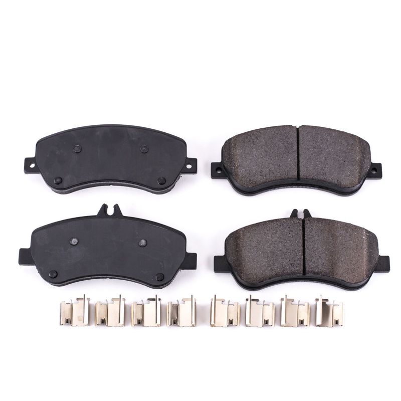 PSB Z17 Evolution Brake Pads - Power Stop 13-15 Mercedes-Benz GLK250 Front Z17 Evolution Ceramic Brake Pads w/Hardware