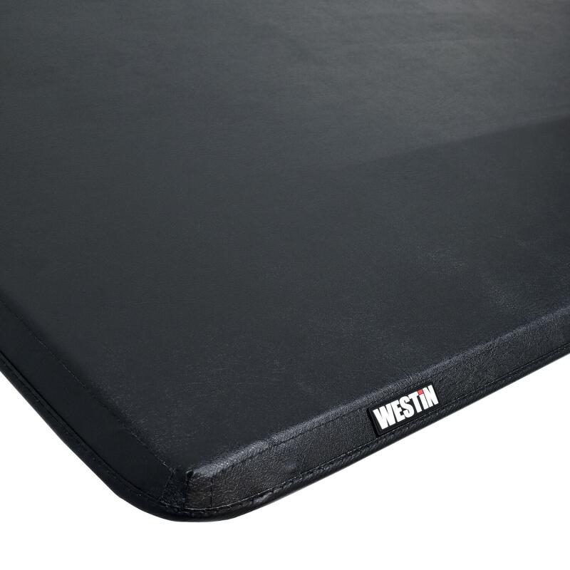WES Soft Tri-Fold Tonneau Covers - Westin 17-24 Ford F-250/350 Super Duty 6.75ft. Bed Soft Tri-Fold Tonneau Cover - Black