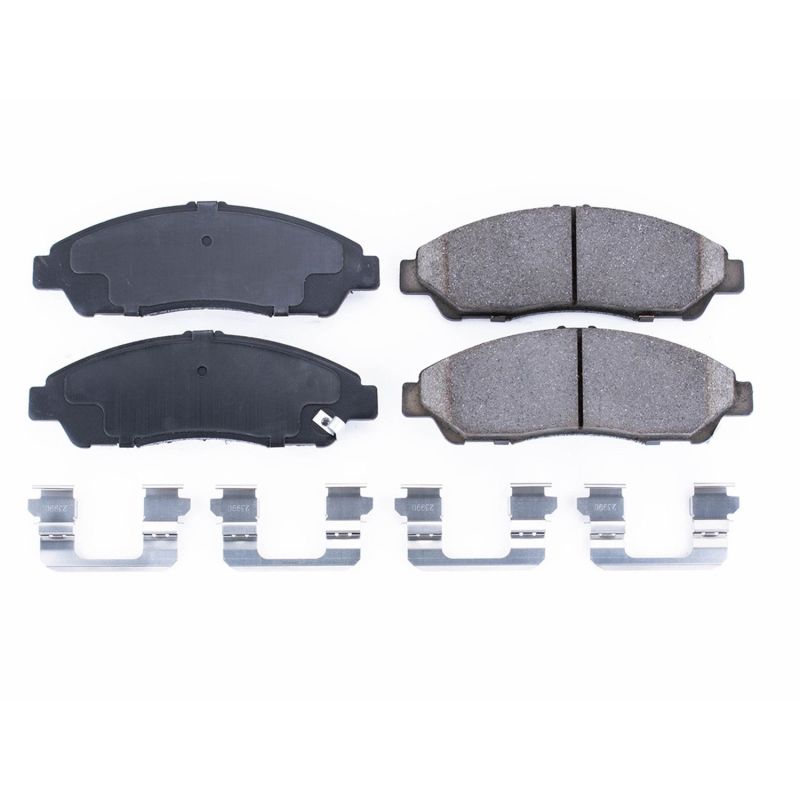 PSB Z17 Evolution Brake Pads - Power Stop 07-13 Acura MDX Front Z17 Evolution Ceramic Brake Pads w/Hardware