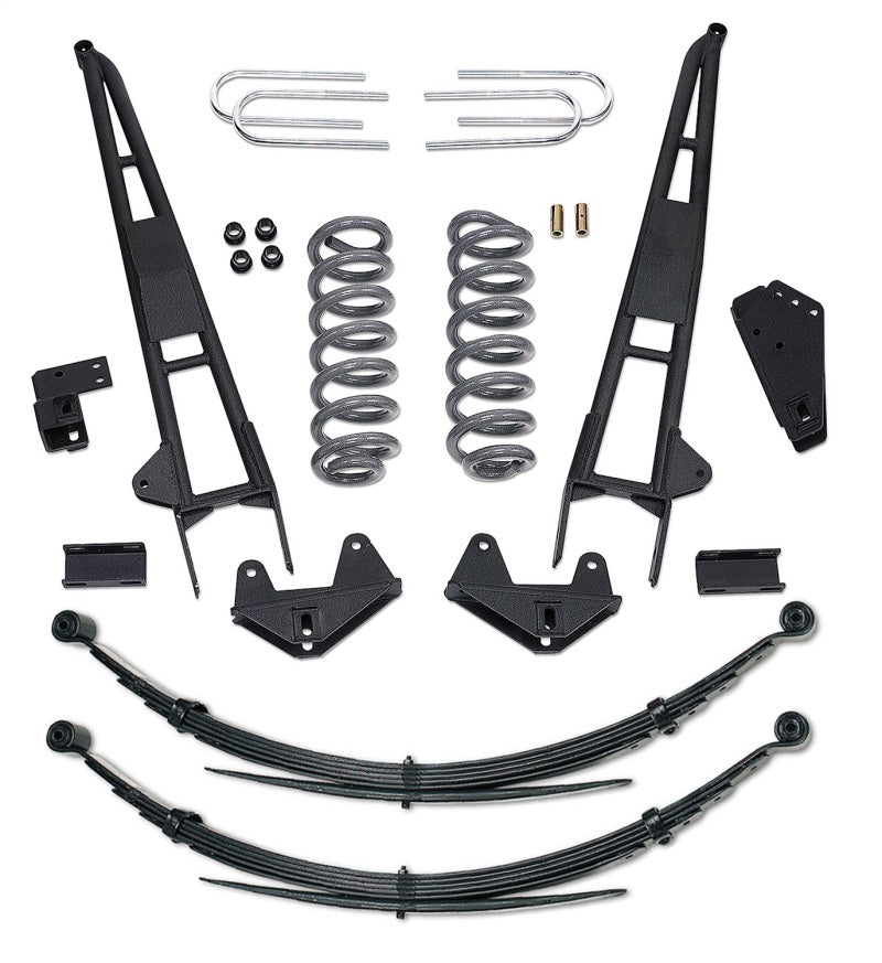 TUF Lift Kits - Tuff Country 81-96 Ford Bronco 4x4 4in Performance Lift Kit with Rear Leaf Springs (SX6000 Shocks)