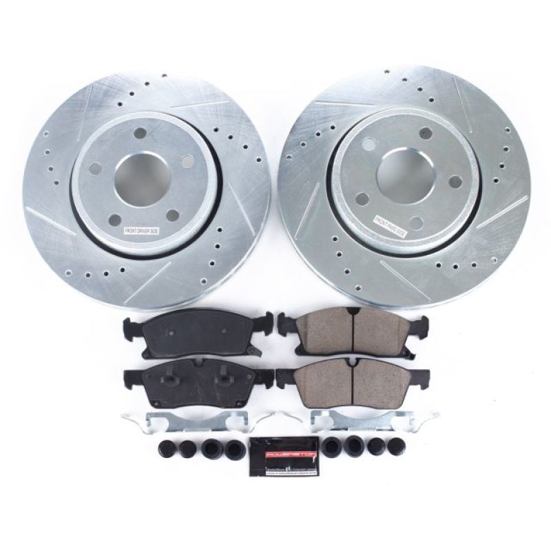 PSB Z23 Evolution Kit - Power Stop 11-19 Dodge Durango Front Z23 Evolution Sport Brake Kit