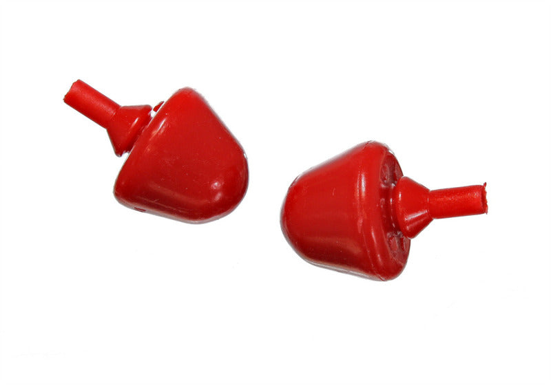ES Bump Stops - Red - Energy Suspension Bump Stop Round Bullet Nose - Red