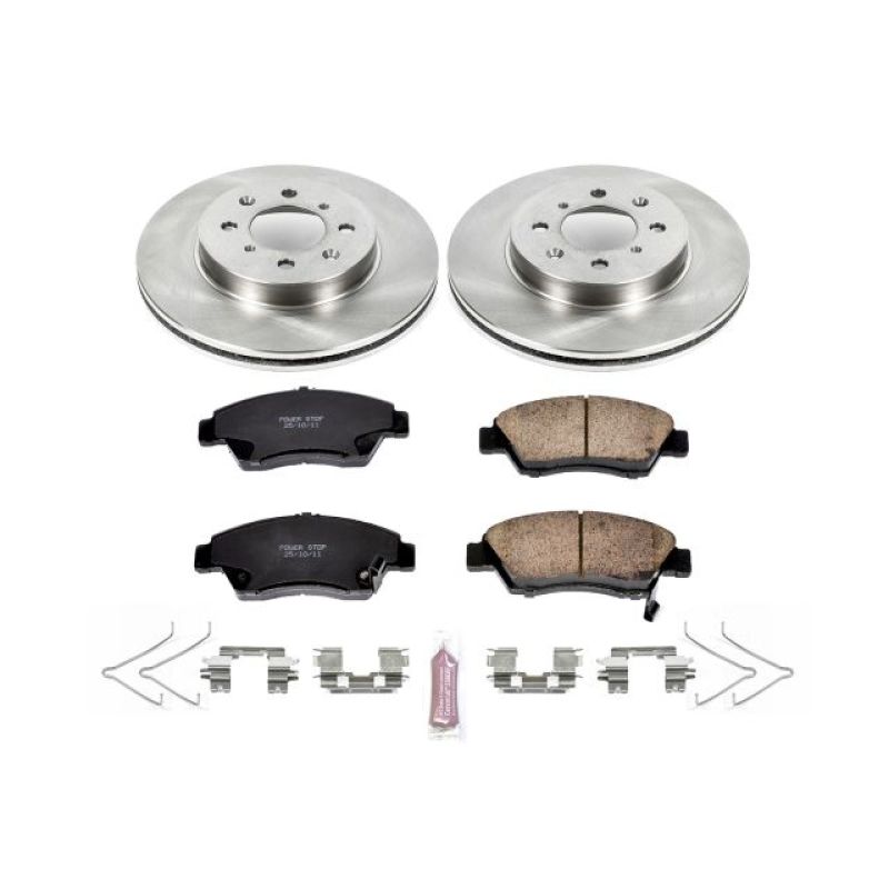 PSB Autospecialty Kit - Power Stop 03-05 Honda Civic Front Autospecialty Brake Kit