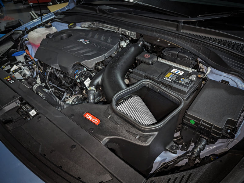 AFE Takeda Stage-2 Cold Air Intakes - aFe MagnumFORCE Intake Stage-2 Pro DRY S 17-23 Hyundai i30N L4-2.0L (t)