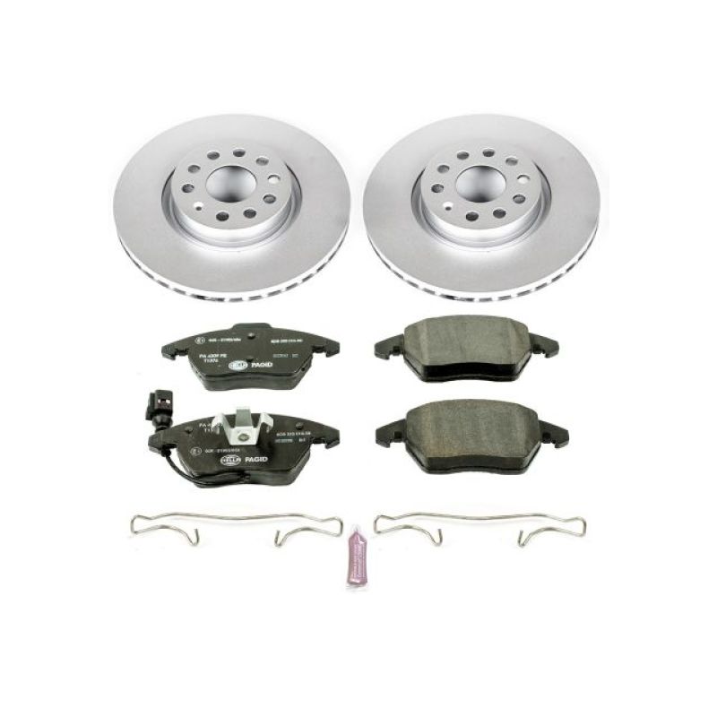 PSB Euro-Stop Kit - Power Stop 06-13 Audi A3 Front Euro-Stop Brake Kit