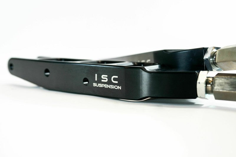 ISC Control Arms - ISC Suspension 08-21 Subaru Impreza V3 Rear Adjustable Control Arms - Stealth Series Black