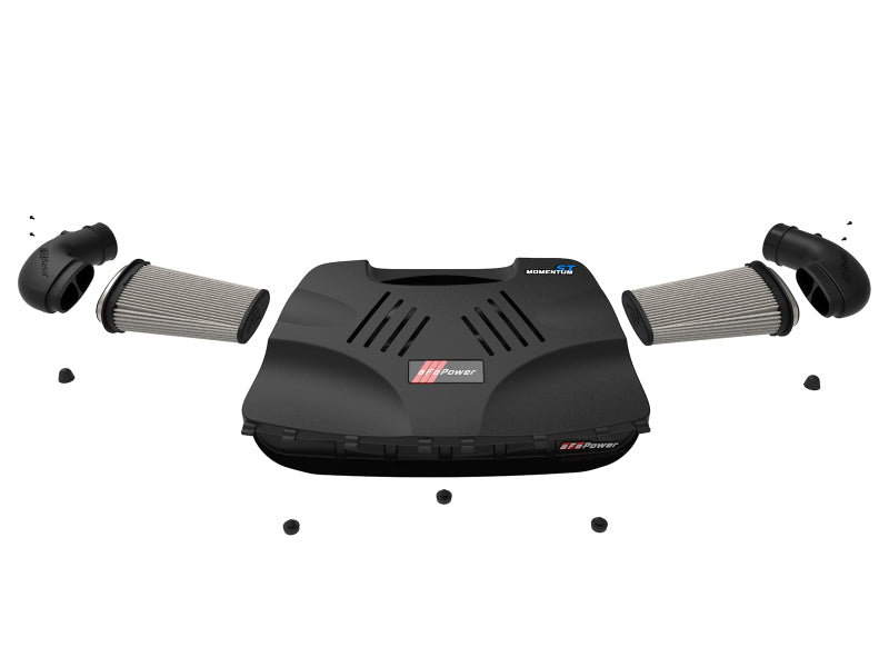 AFE Momentum ST Cold Air Intakes - aFe Power 15-19 BMW X5 M (F85)/X6 M (F86) V8-4.4L (tt) S63 Cold Air Intake System w/ Pro DRY S Media